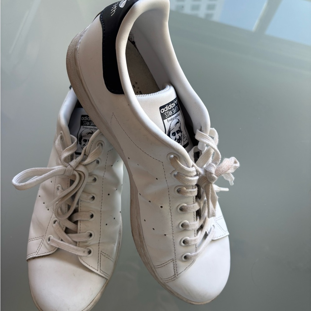 Adidas Stan Smith Men’s Sneakers – White/Navy – Size 11.5